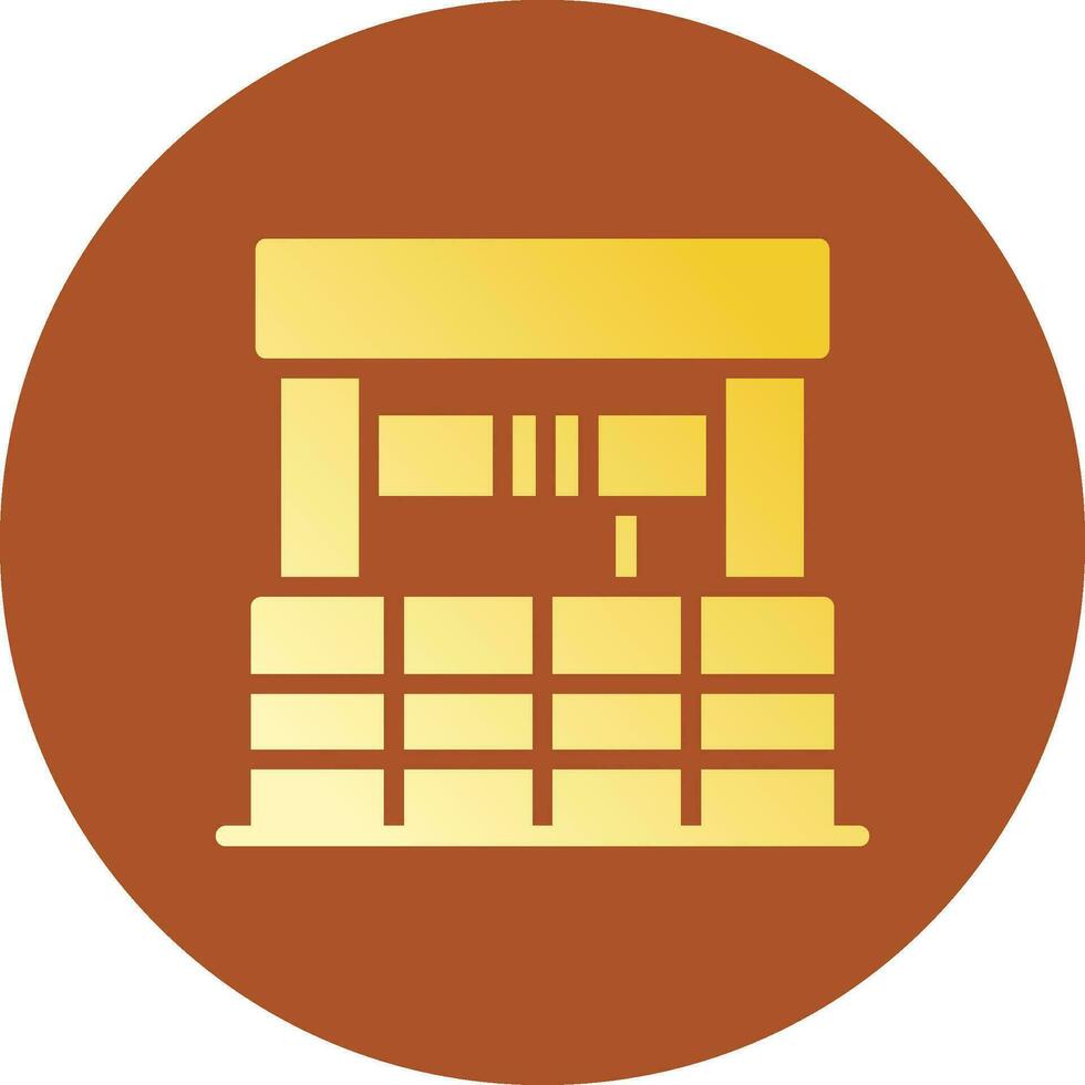 Water Well Creative Icon Design vector