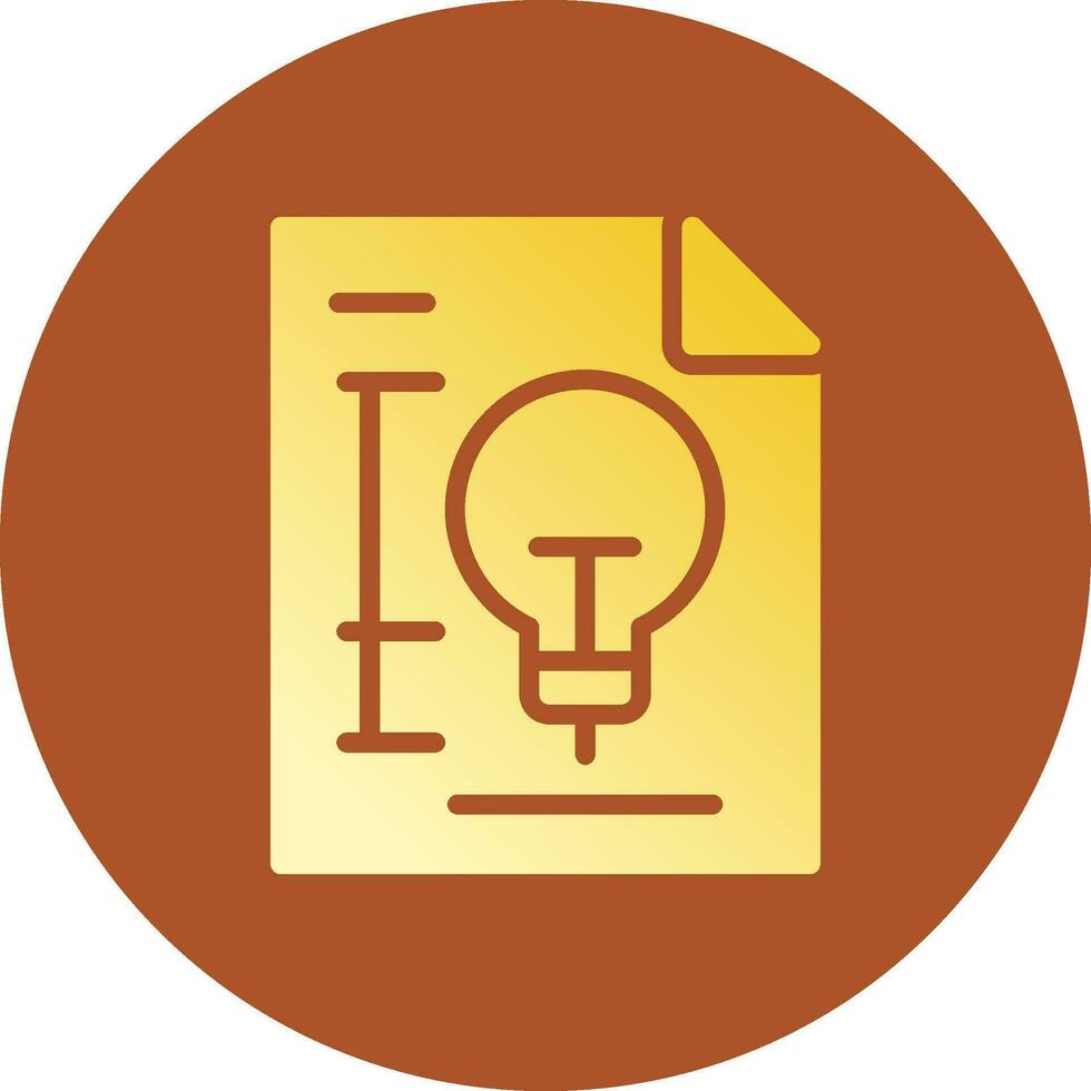 Patent Creative Icon Design vector
