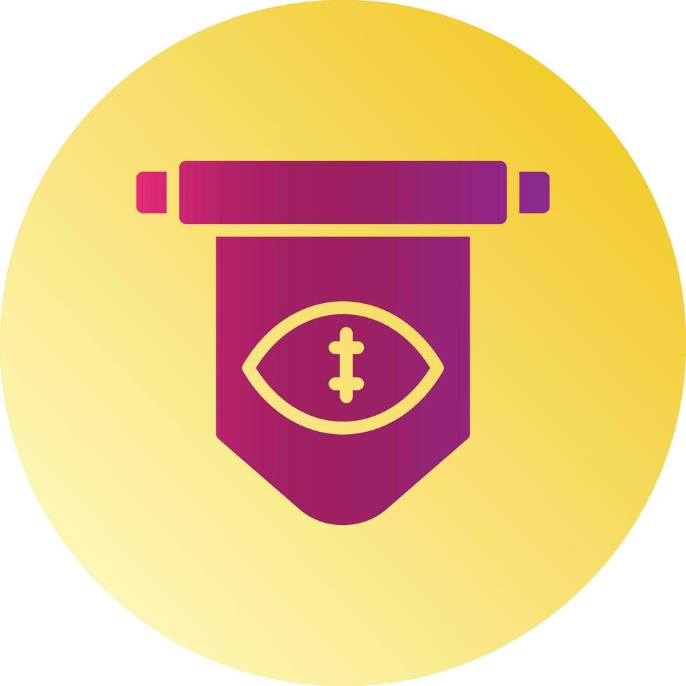 Pennant Creative Icon Design vector