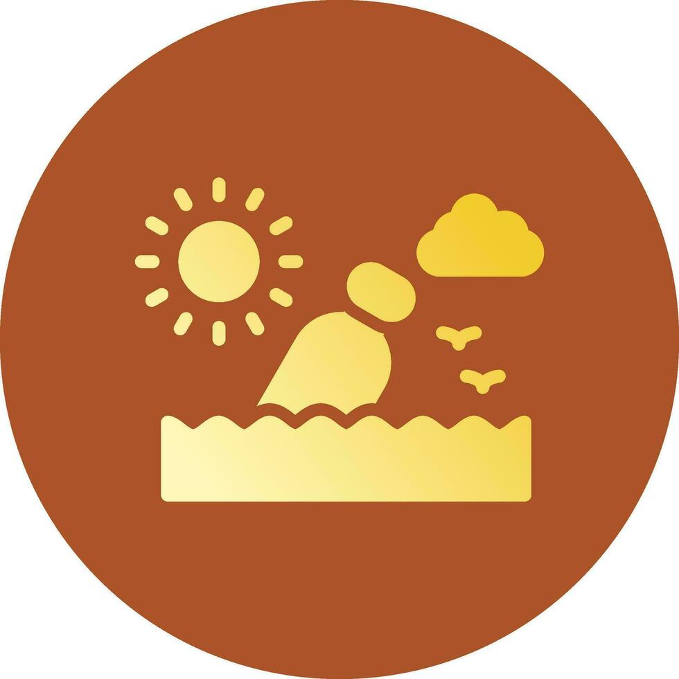 Message In A Bottle Creative Icon Design vector