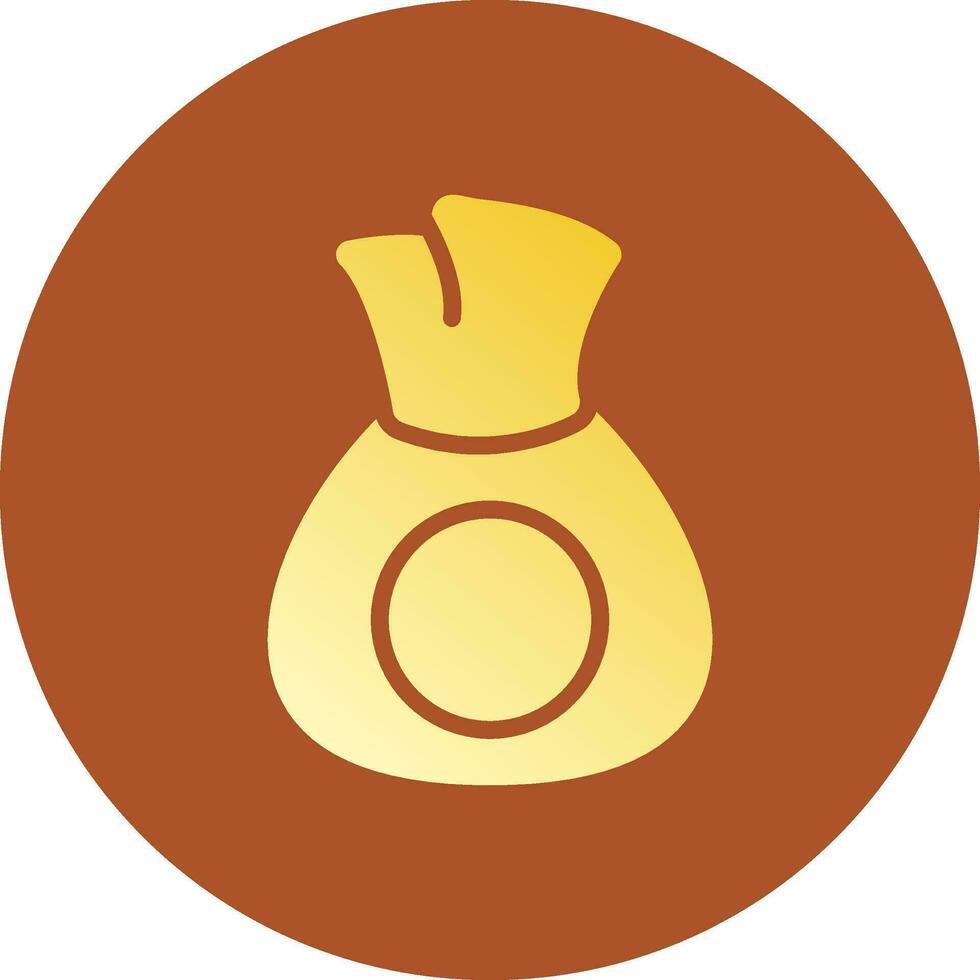 Money Bag Creative Icon Design vector