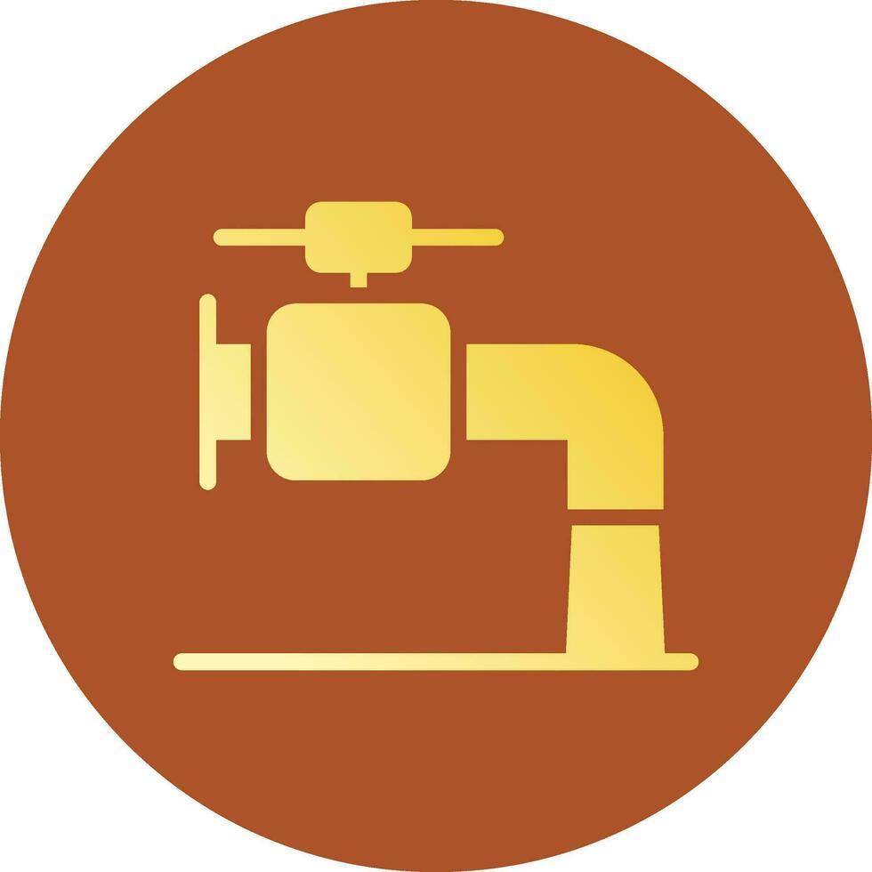 Faucet Creative Icon Design vector