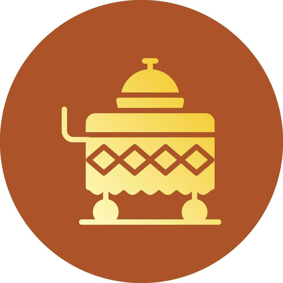 Food Cart Creative Icon Design vector