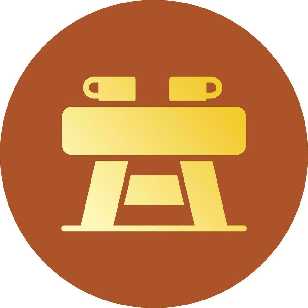 Coffee Table Creative Icon Design vector