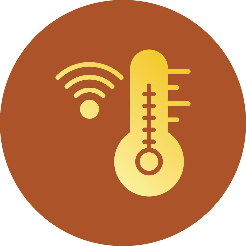 Thermostat Creative Icon Design vector