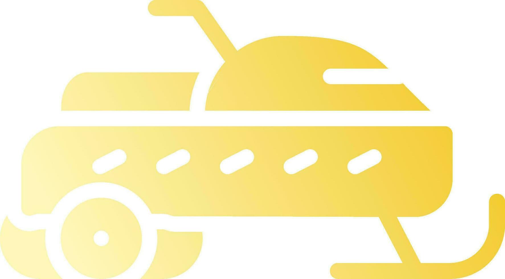 Snowmobile Creative Icon Design vector
