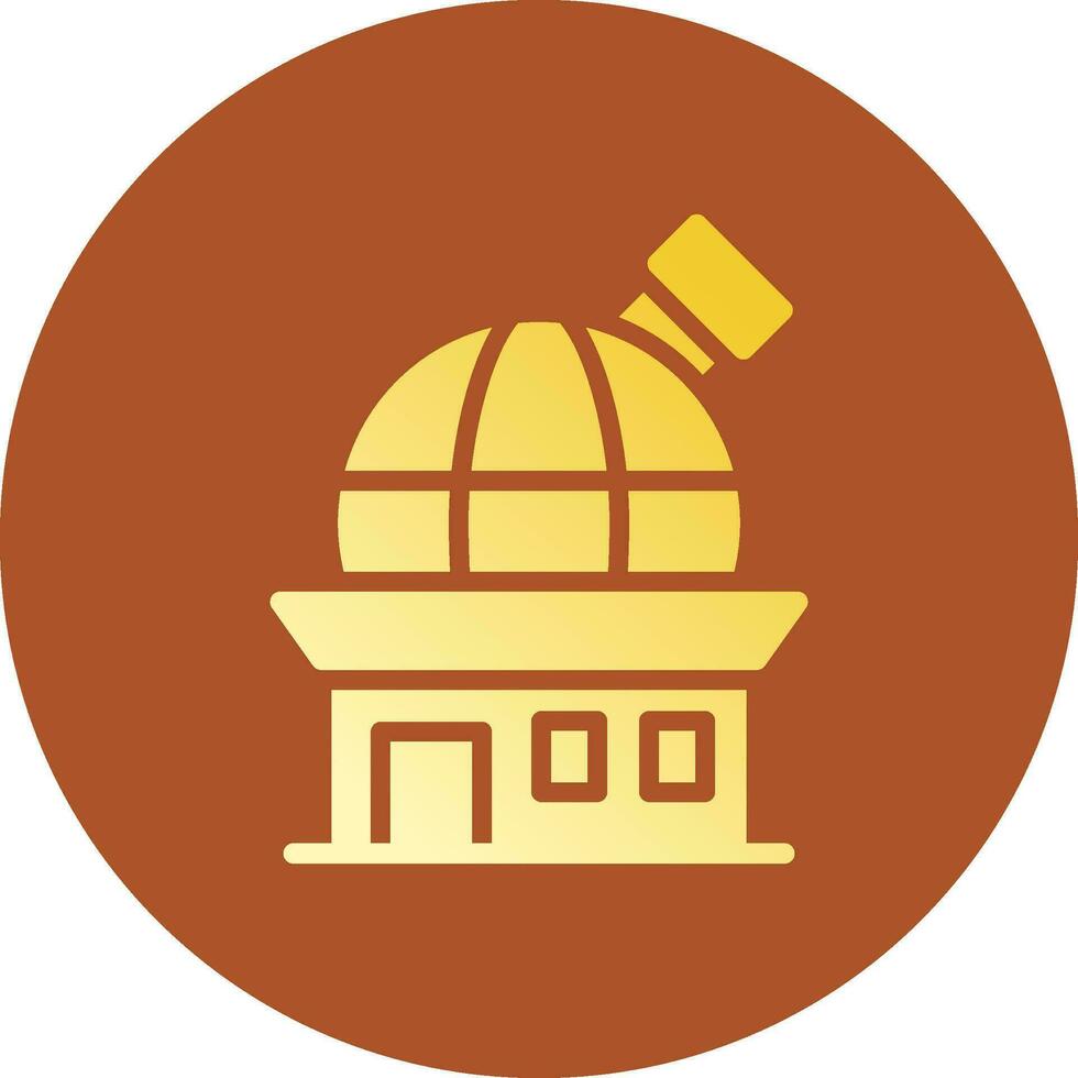 Observatory Creative Icon Design vector