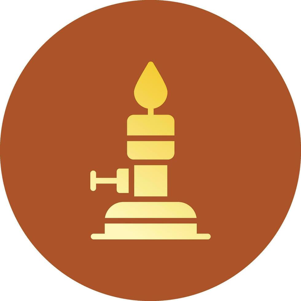 Bunsen Burner Creative Icon Design vector