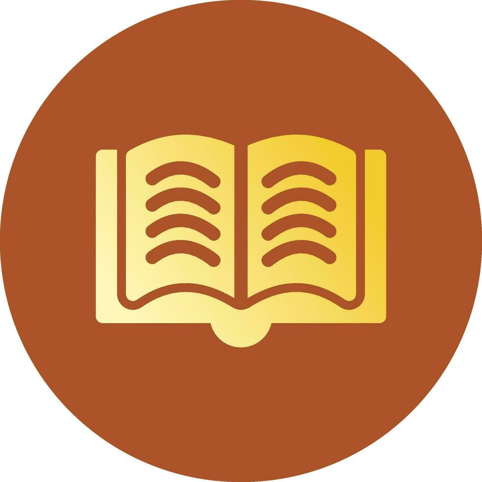 Open Book Creative Icon Design vector