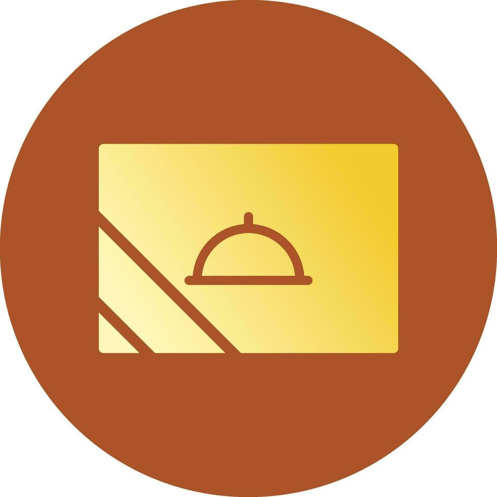 Glyph Gradient Circle Design vector