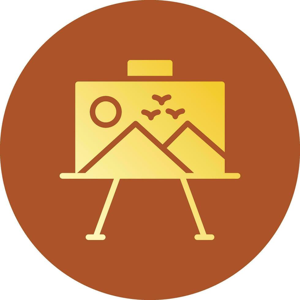 Paint Canvas Creative Icon Design vector