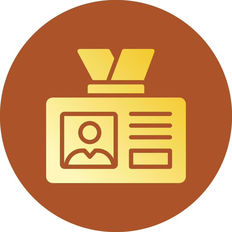 Id Card Creative Icon Design vector