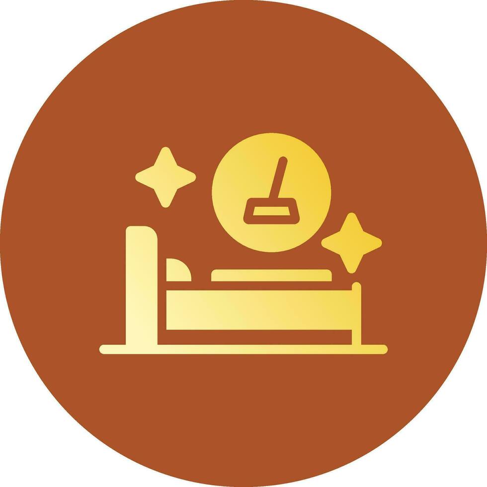 Airbnb Cleaning Creative Icon Design vector