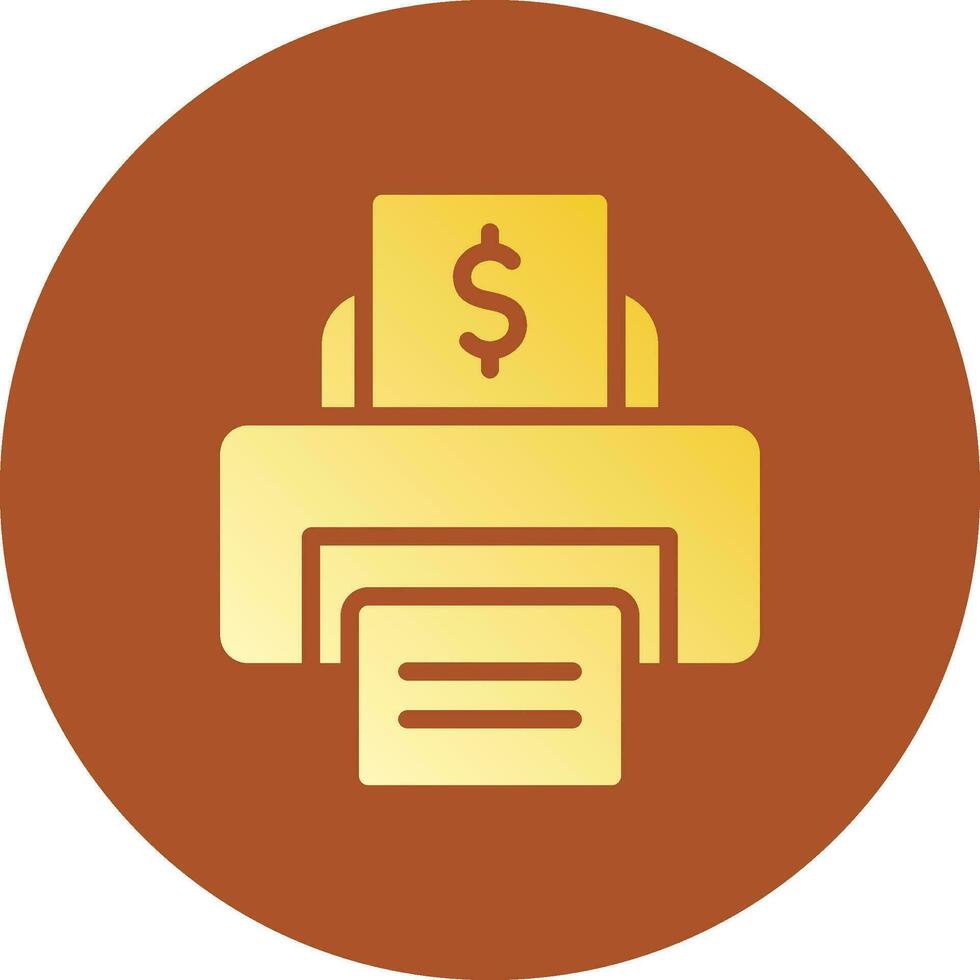 Printer Creative Icon Design vector