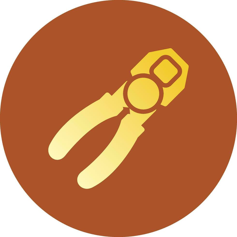 Joint Pliers Creative Icon Design vector