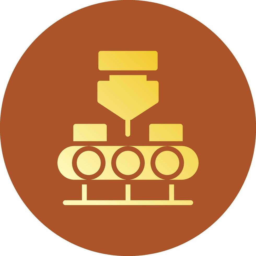 Conveyor Belt Creative Icon Design vector