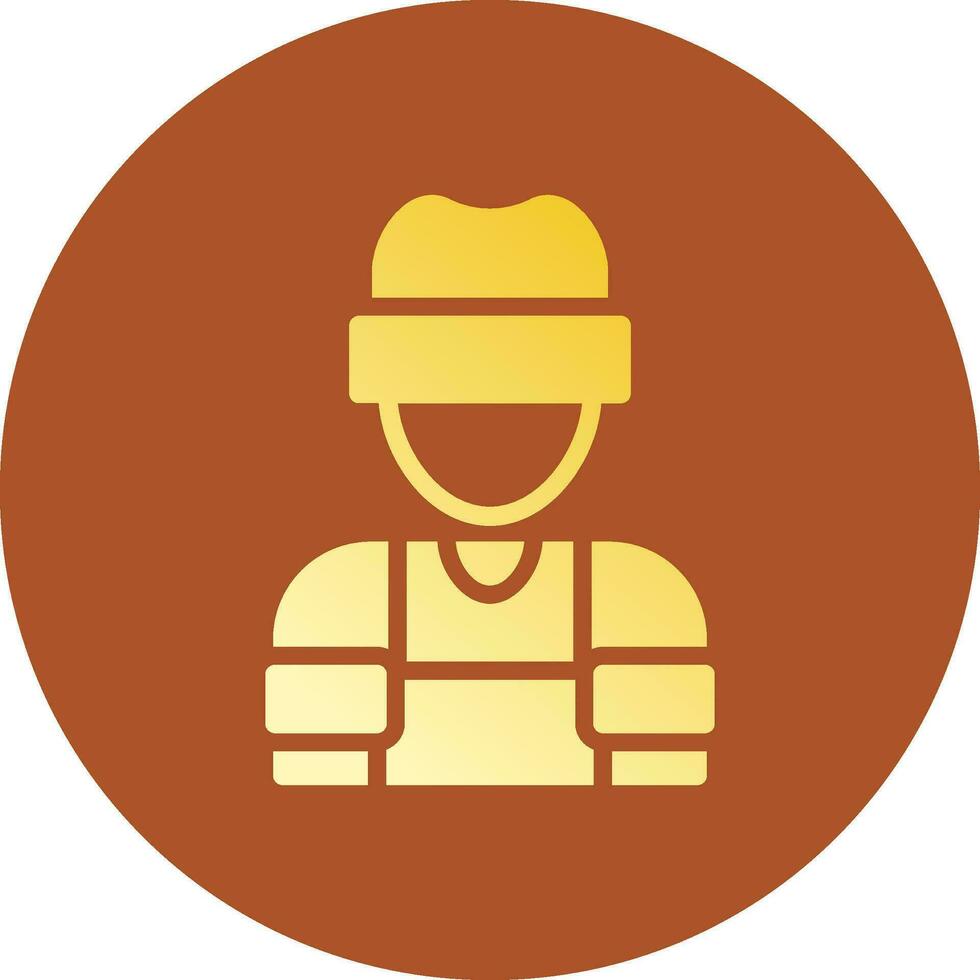 Farmer Male Creative Icon Design vector