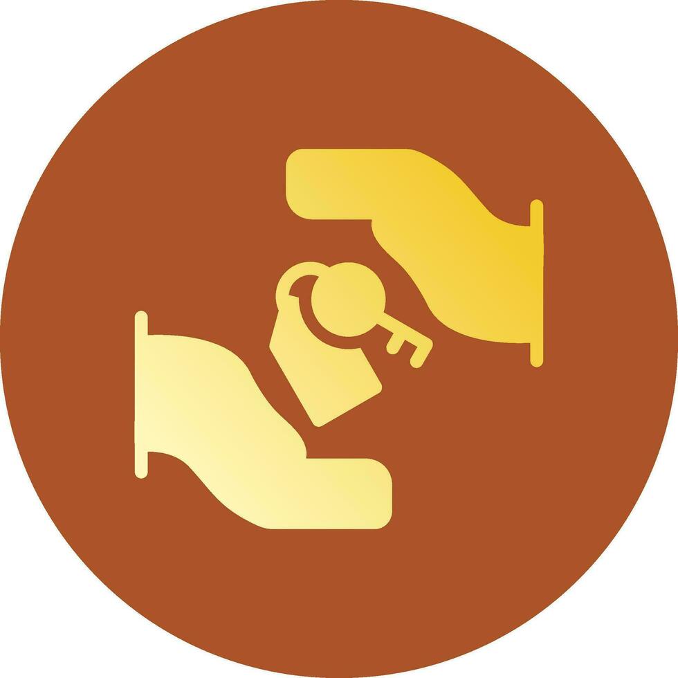 Closed End Lease Creative Icon Design vector