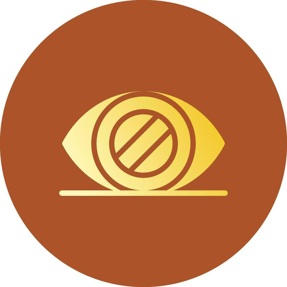 Glaucoma Creative Icon Design vector