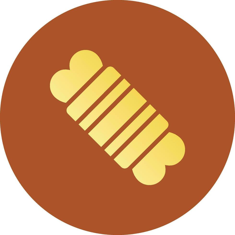 diseño de icono creativo de caramelo vector