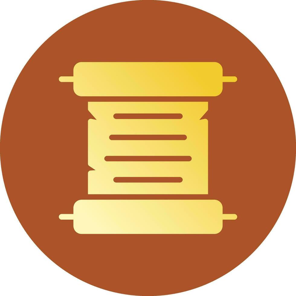 Glyph Gradient Circle Design vector