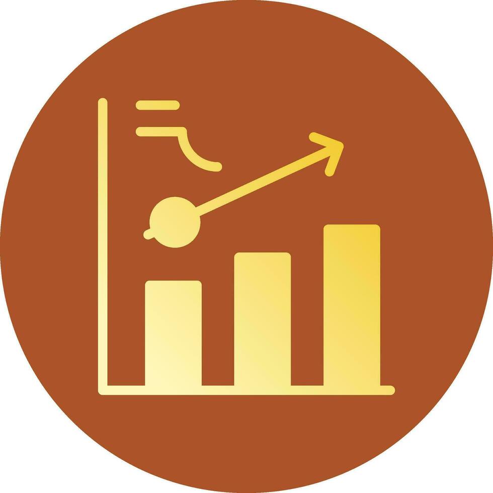 Clustered Bar Creative Icon Design vector