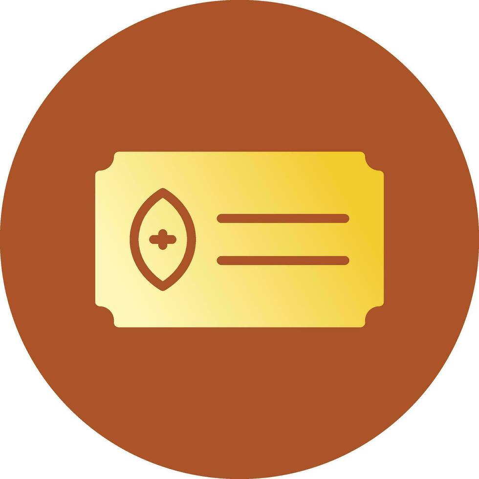 Ticket Creative Icon Design vector