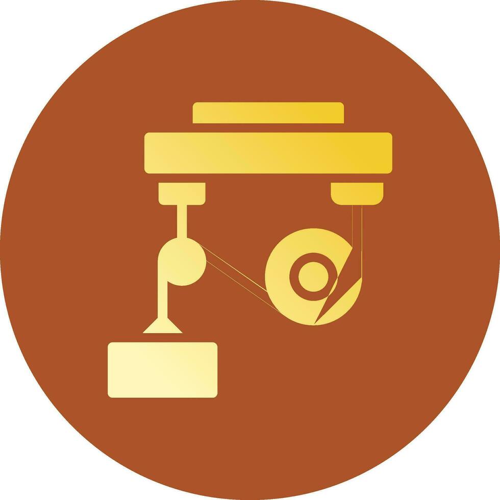 Pulley Creative Icon Design vector