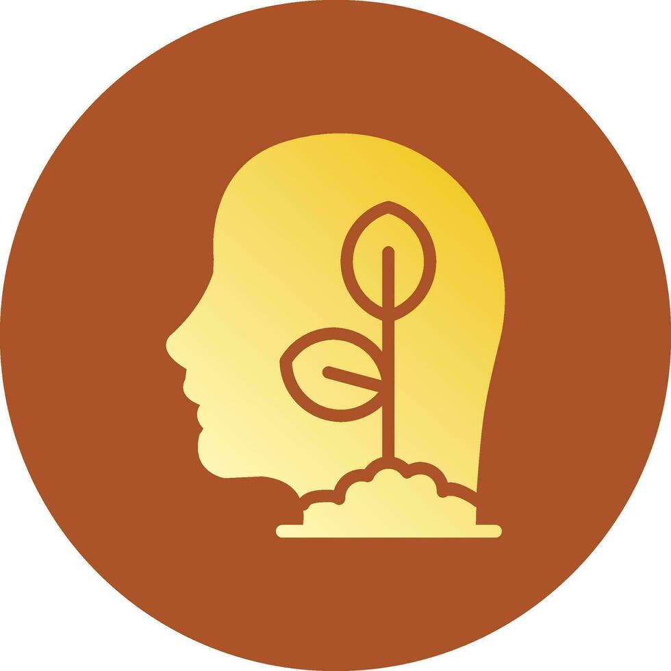 Ecologist Creative Icon Design vector