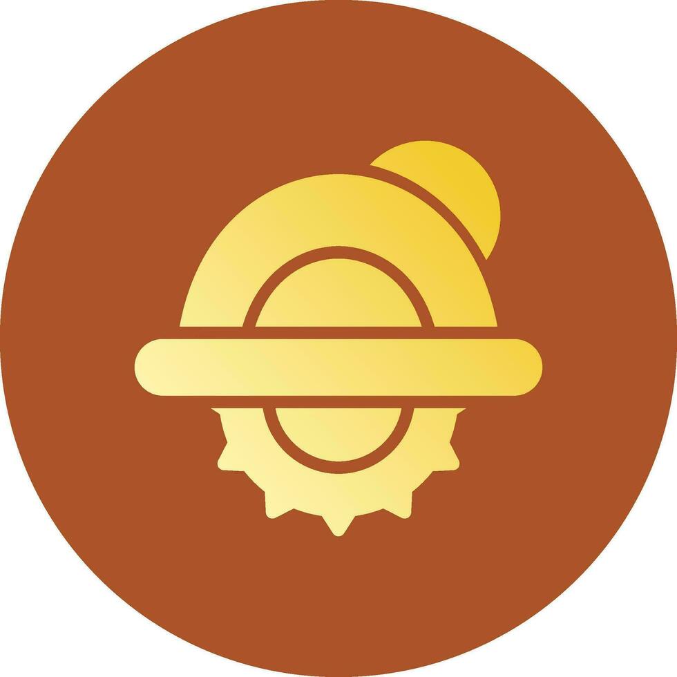 diseño de icono creativo de sierra circular vector