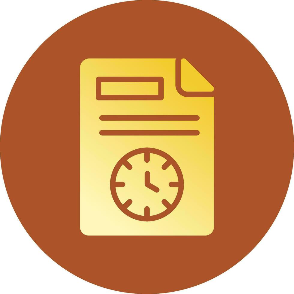 Schedule Creative Icon Design vector