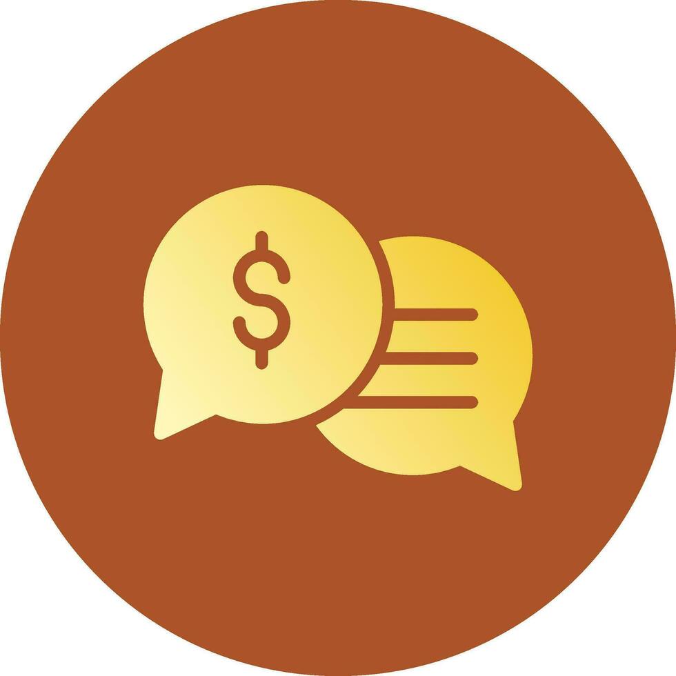 Business Dialog Creative Icon Design vector