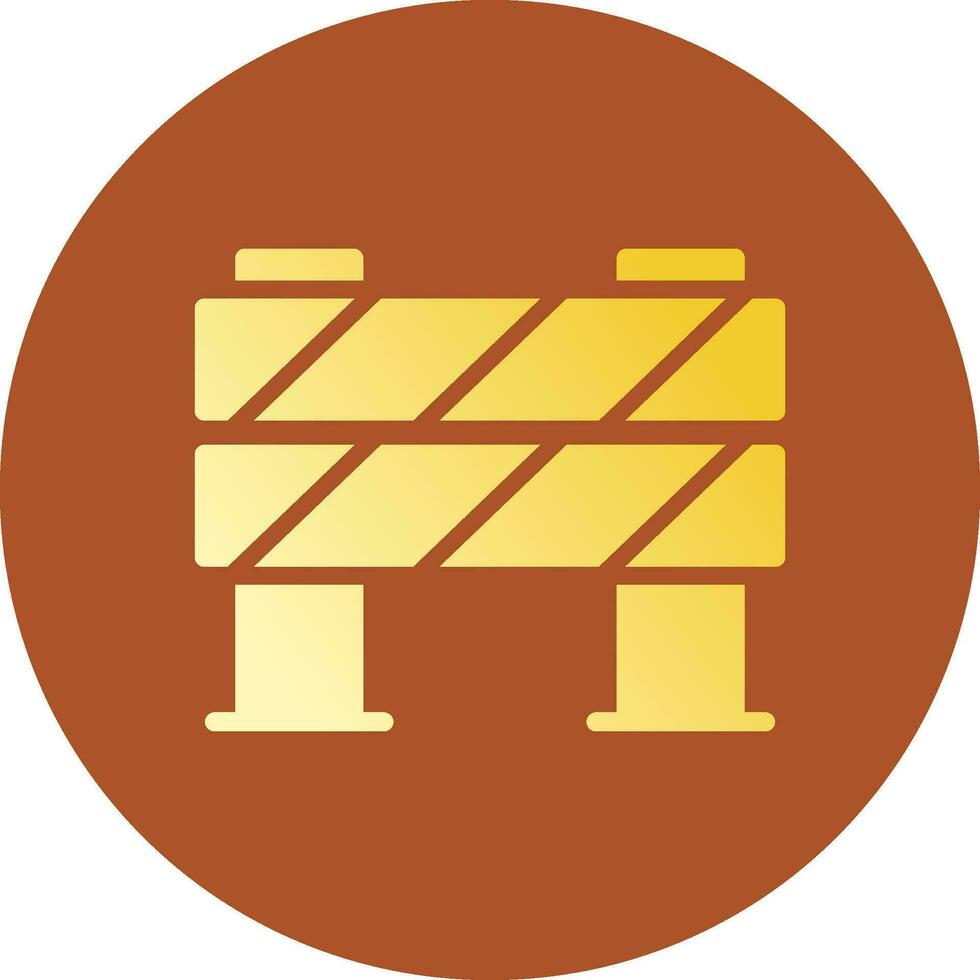 Barrier Creative Icon Design vector