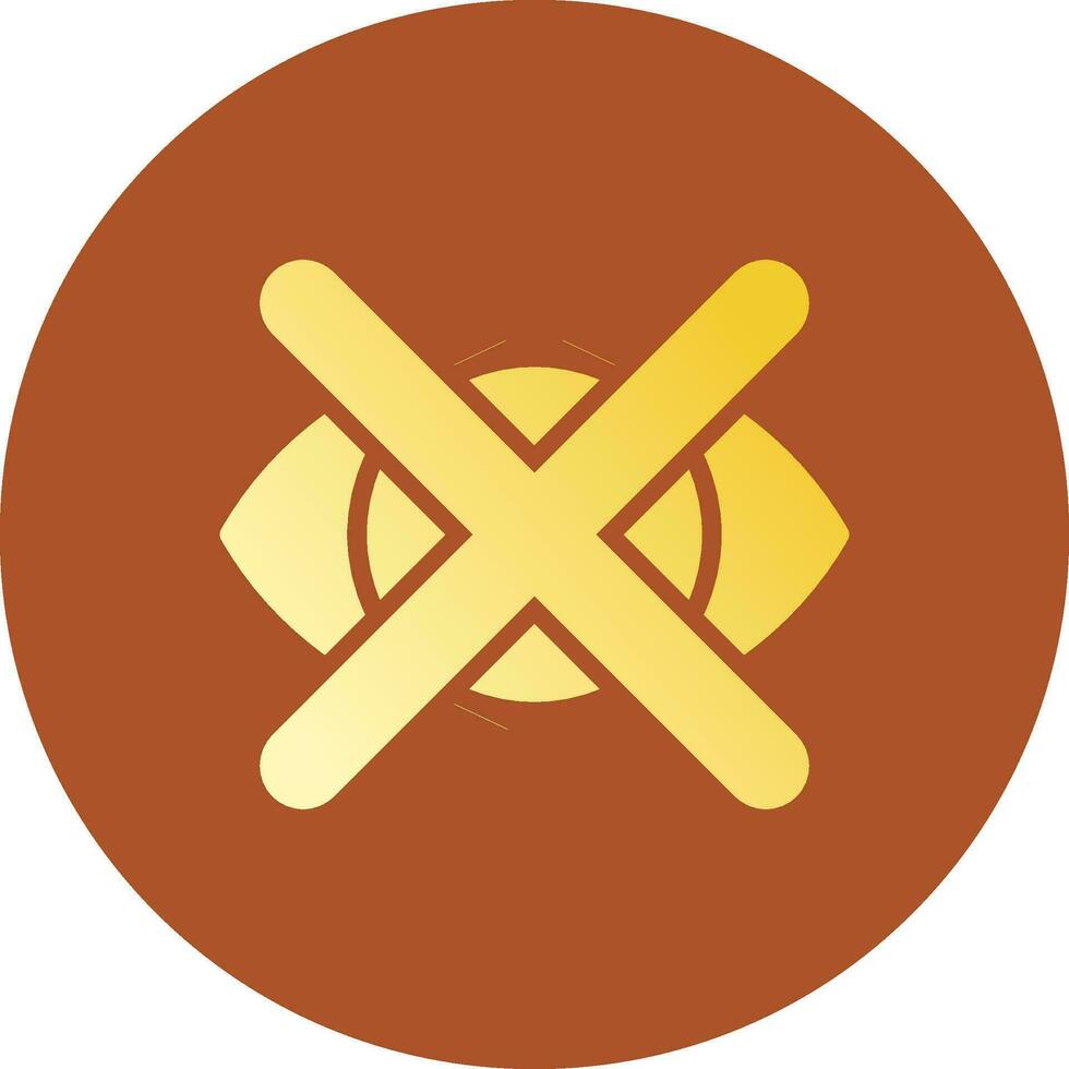 Close Eyes Creative Icon Design vector
