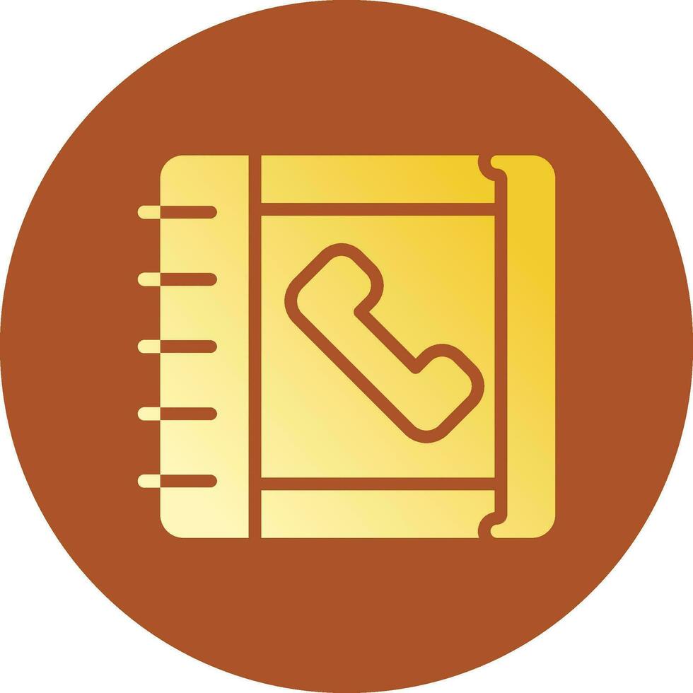 Phonebook Creative Icon Design vector