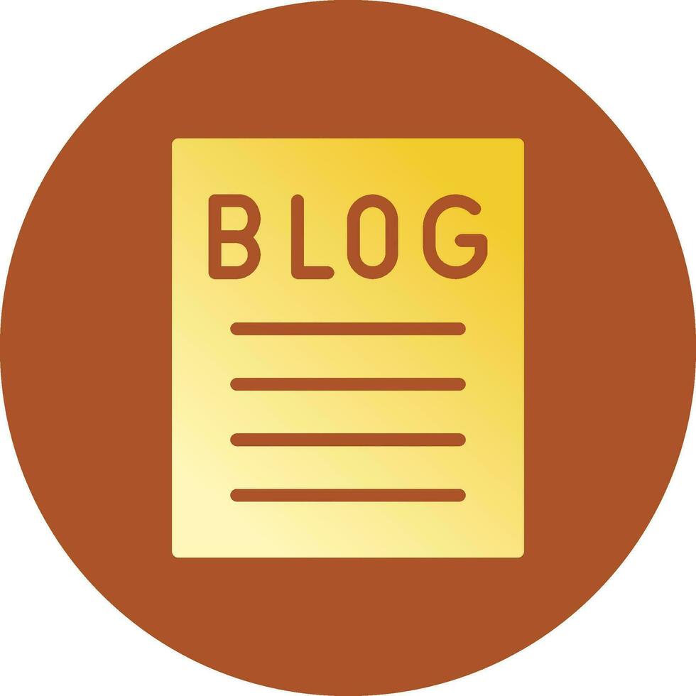 Blogging Creative Icon Design vector
