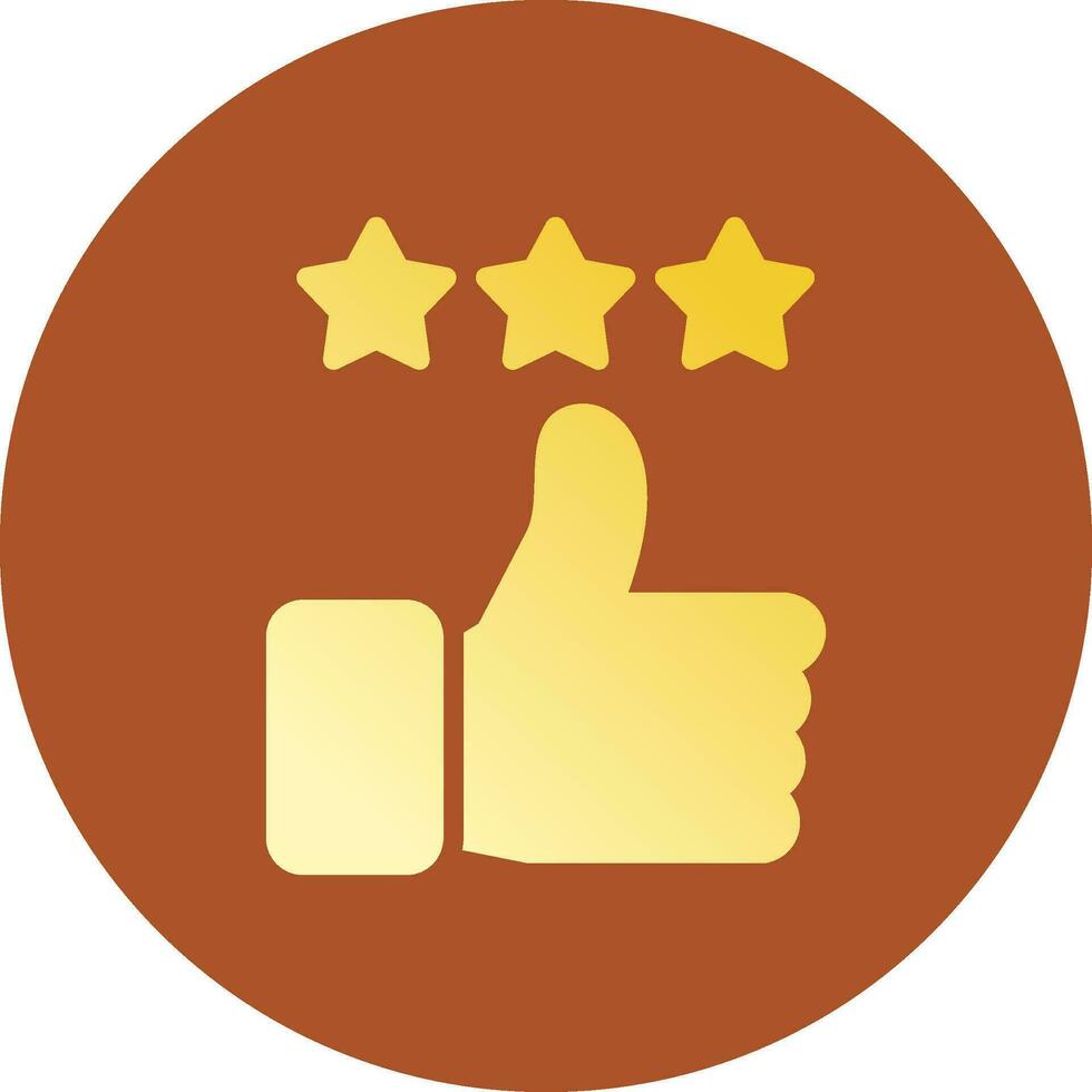 Thumbs Up Creative Icon Design vector