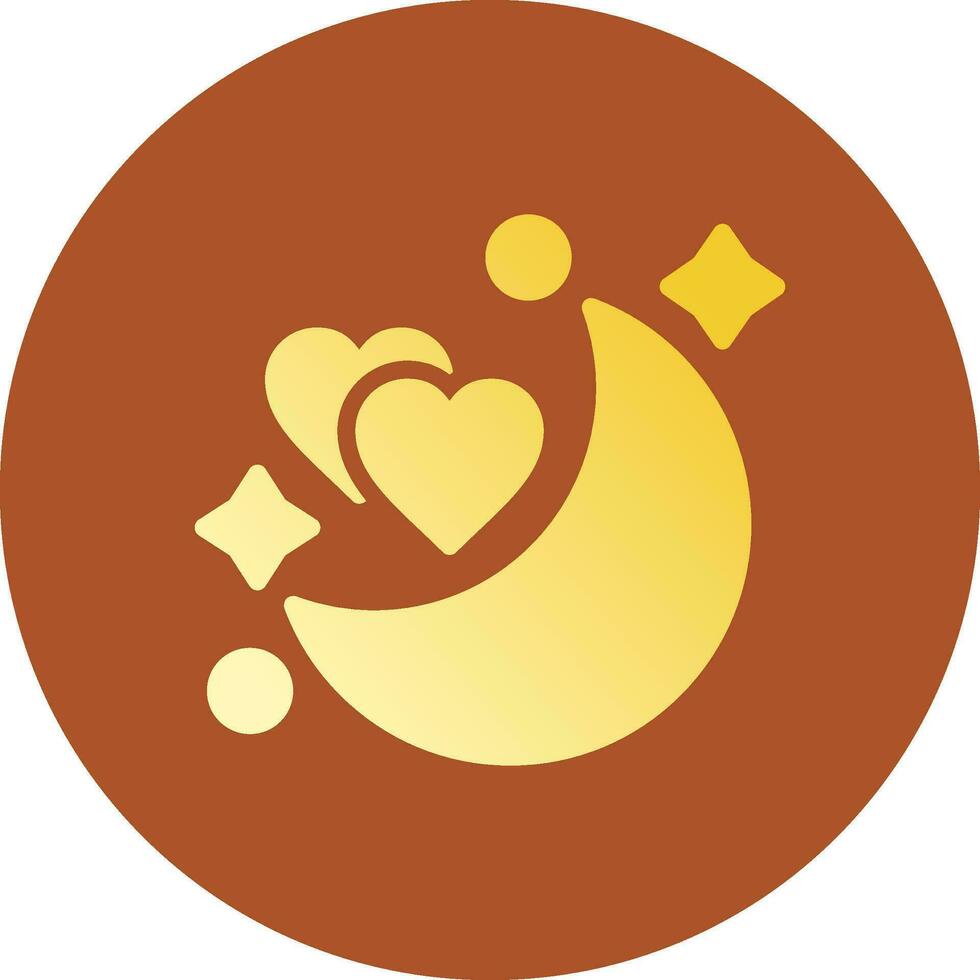 Honeymoon Creative Icon Design vector