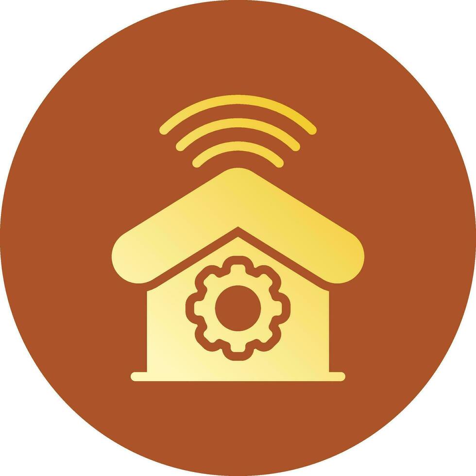 Home Automation Creative Icon Design vector