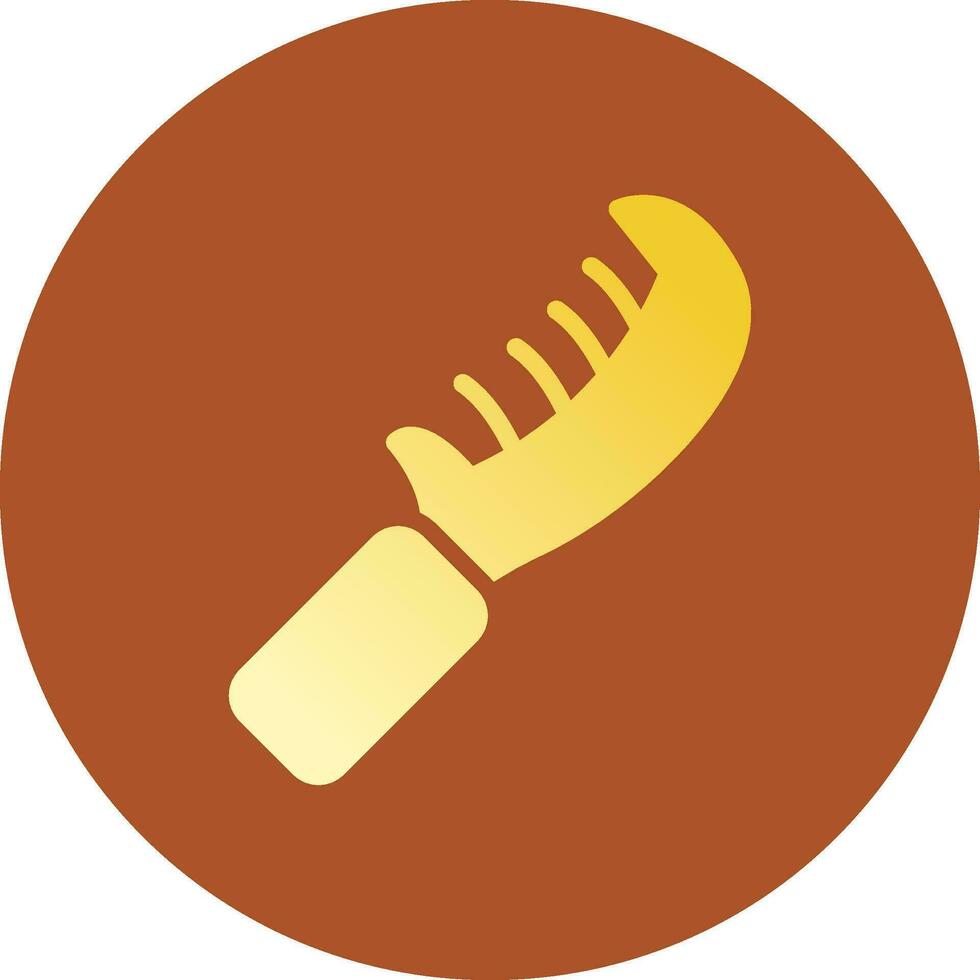 Comb Creative Icon Design vector