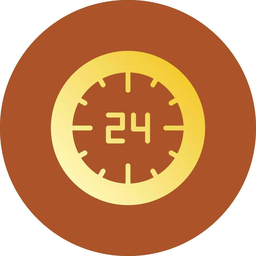 Hours Creative Icon Design vector