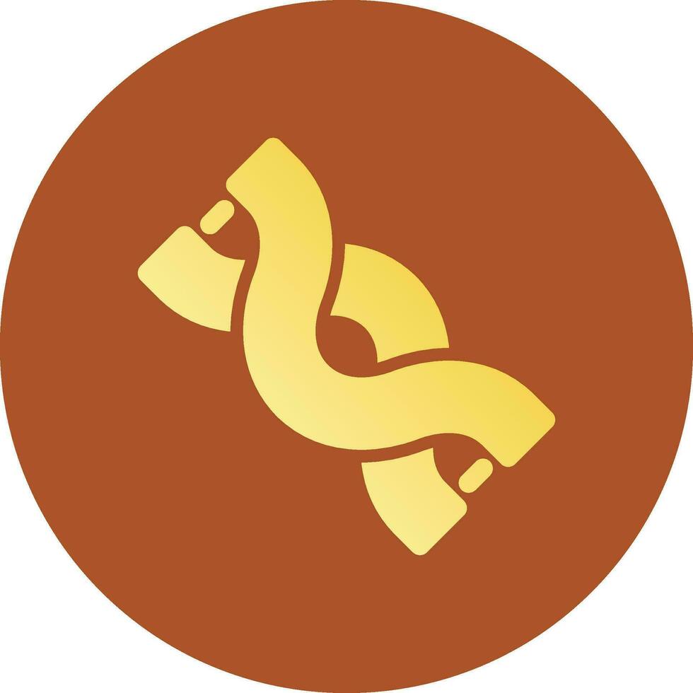 Glyph Gradient Circle Design vector