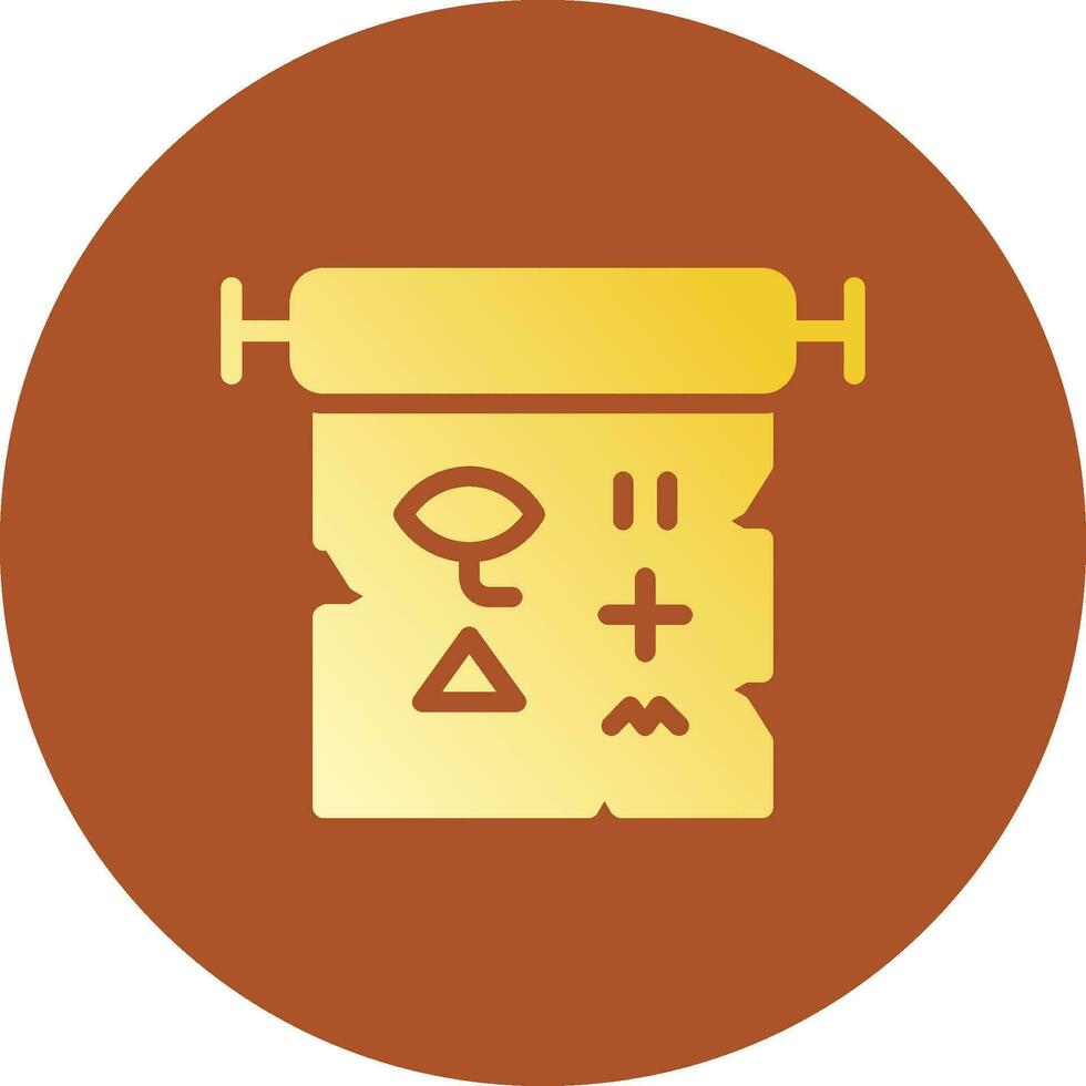 Hieroglyph Creative Icon Design vector