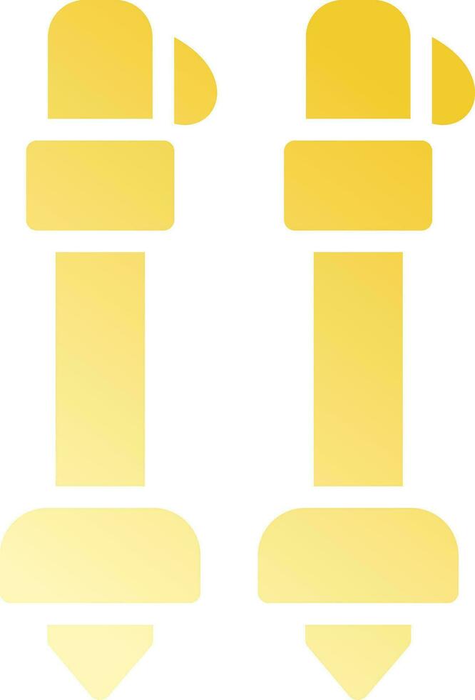 Ski Poles Creative Icon Design vector