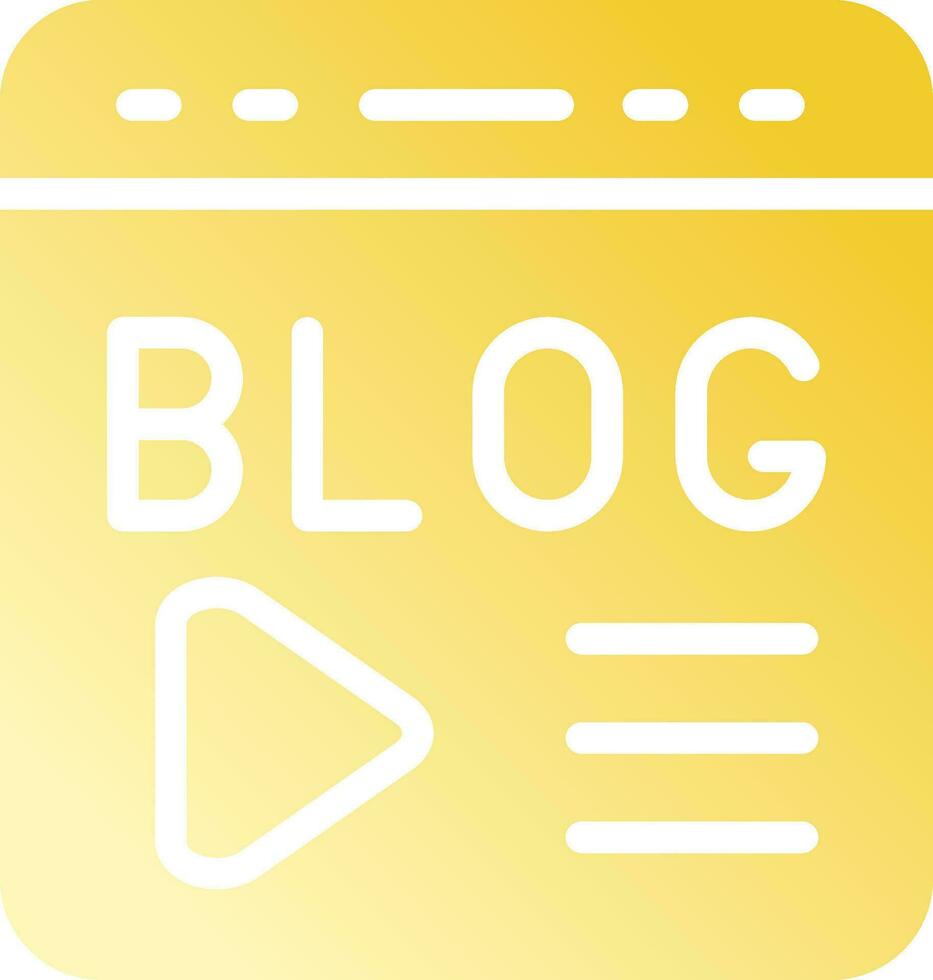 Blogging Creative Icon Design vector