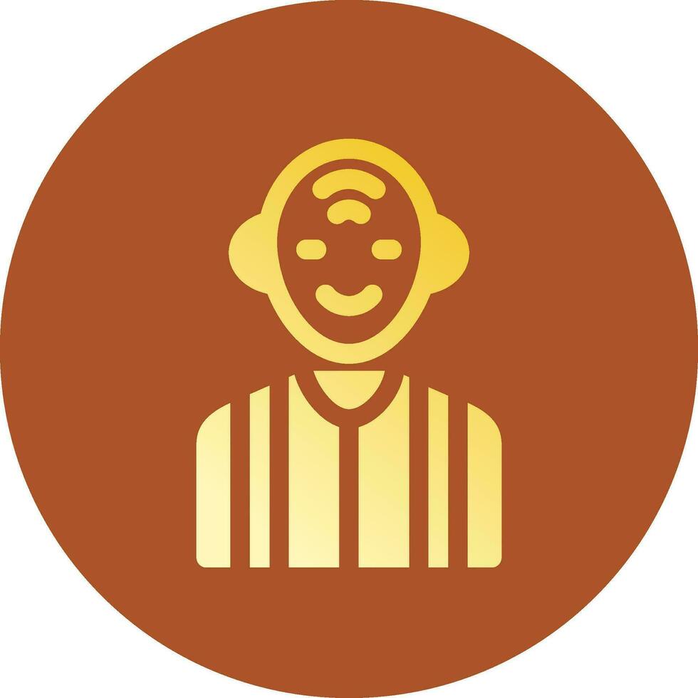 Old Man Creative Icon Design vector