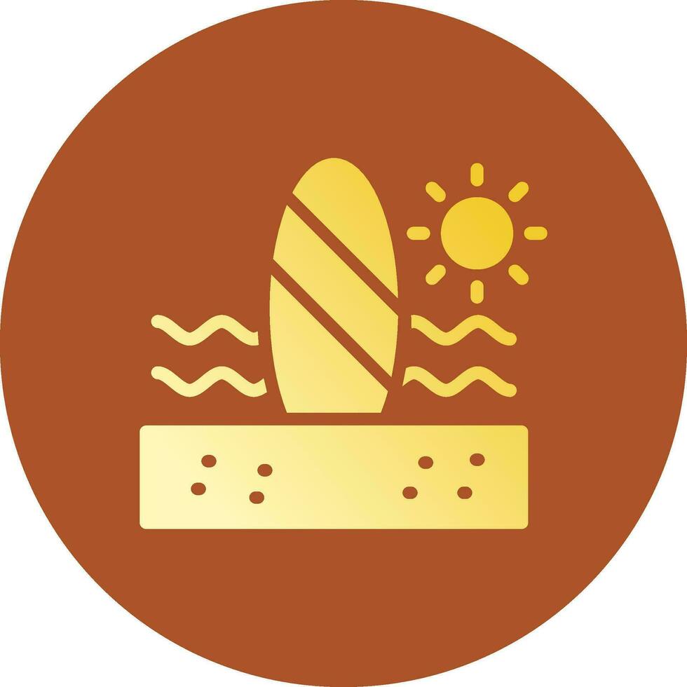 diseño de icono creativo de paddle surf vector