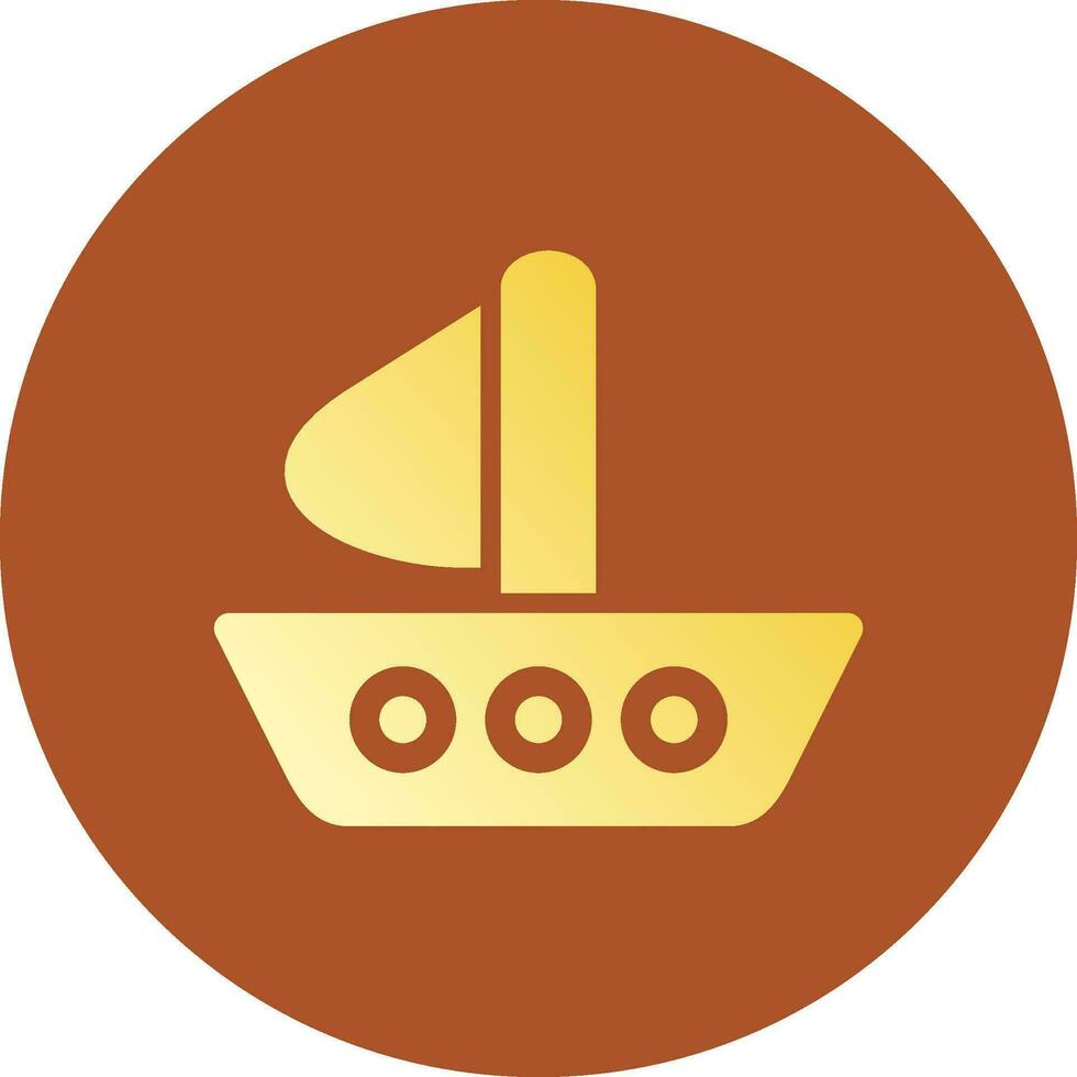 Boat Creative Icon Design vector