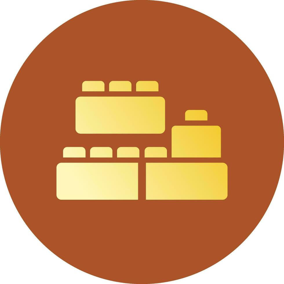Blocks Creative Icon Design vector