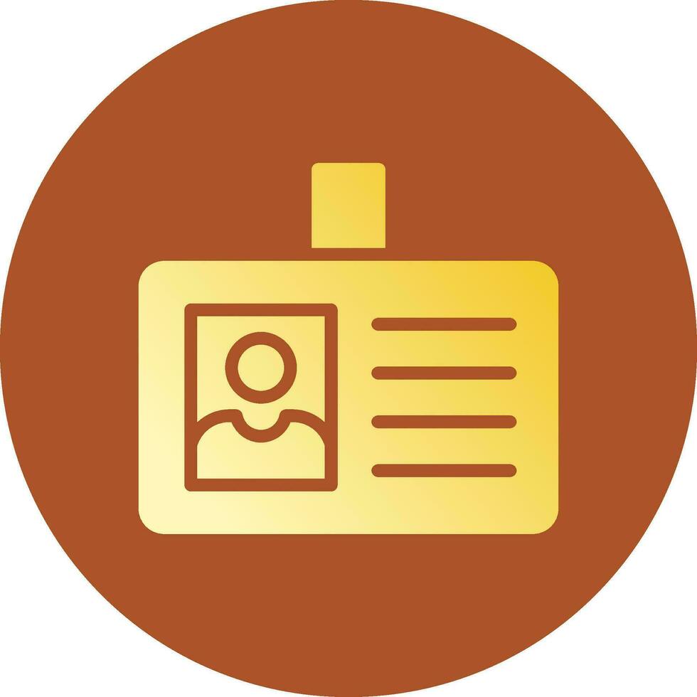 ID Card Creative Icon Design vector